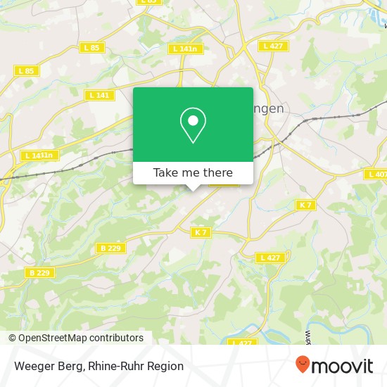 Карта Weeger Berg