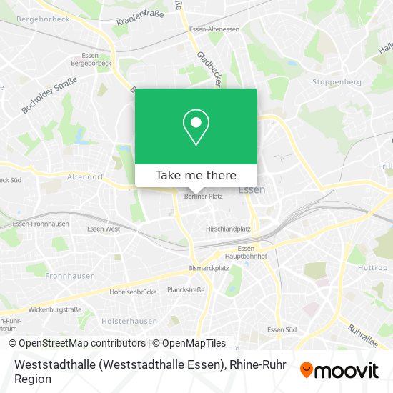 Weststadthalle (Weststadthalle Essen) map