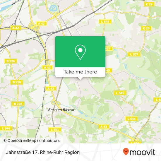 Карта Jahnstraße 17