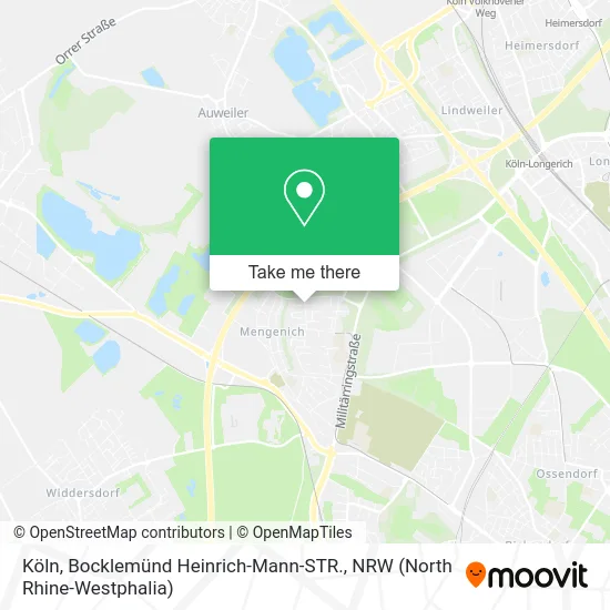 Карта Köln, Bocklemünd Heinrich-Mann-STR.