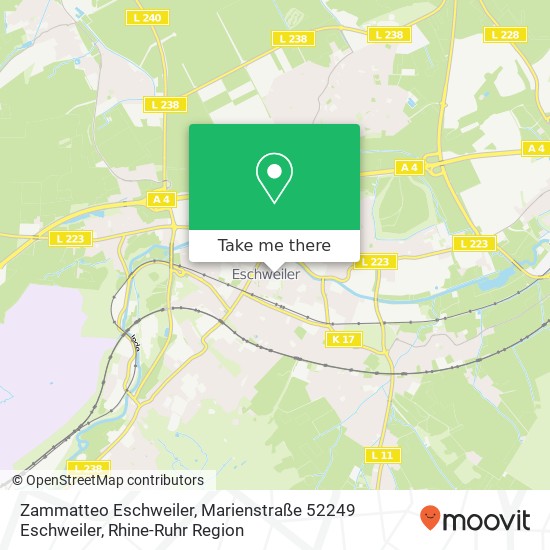 Zammatteo Eschweiler, Marienstraße 52249 Eschweiler map