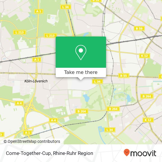 Come-Together-Cup, Oskar-Rehfeldt-Weg Müngersdorf, 50933 Köln map