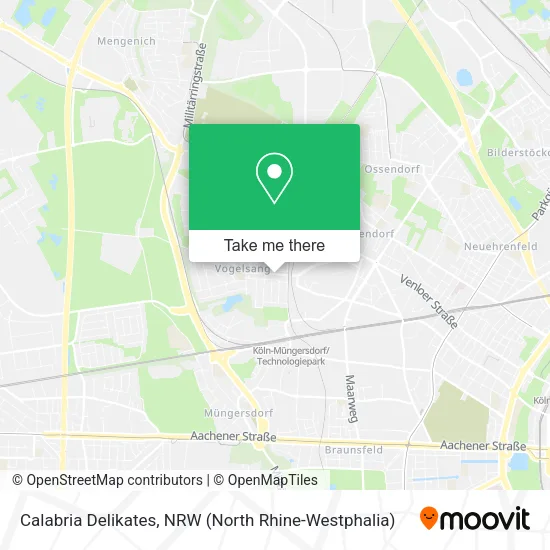 Карта Calabria Delikates