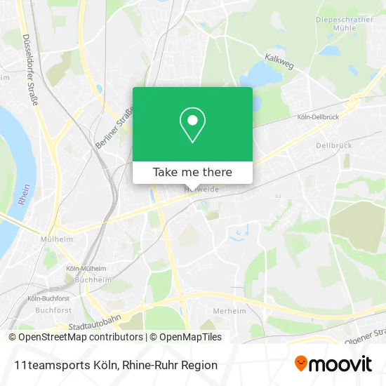 11teamsports Köln map