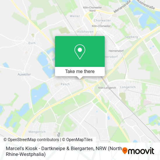 Карта Marcel's Kiosk - Dartkneipe & Biergarten