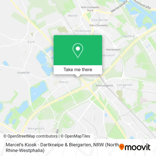 Карта Marcel's Kiosk - Dartkneipe & Biergarten