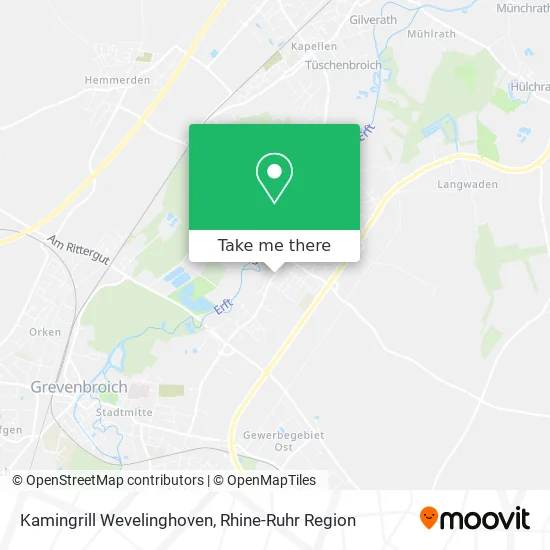 Карта Kamingrill Wevelinghoven