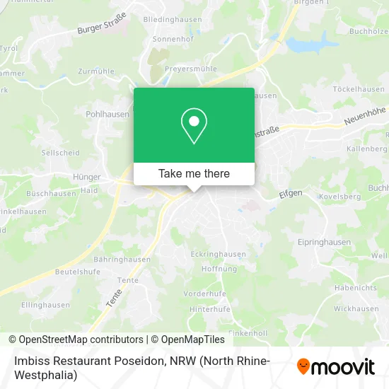 Карта Imbiss Restaurant Poseidon