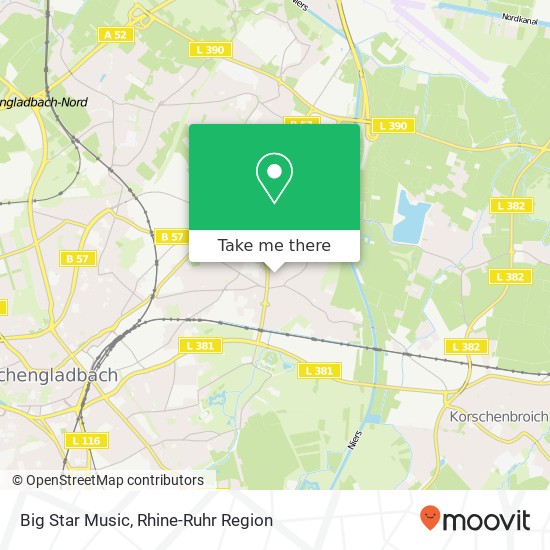 Big Star Music map