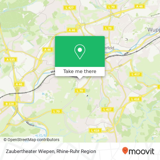 Zaubertheater Wiepen map