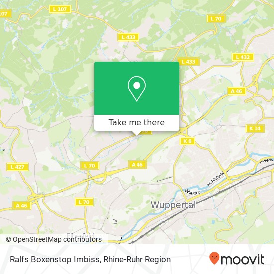 Ralfs Boxenstop Imbiss, Uellendahler Straße 406 Uellendahl-Katernberg, 42109 Wuppertal map