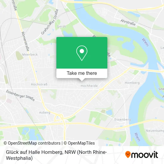 Карта Glück auf Halle Homberg