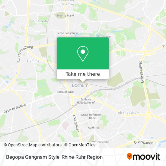 Begopa Gangnam Style map