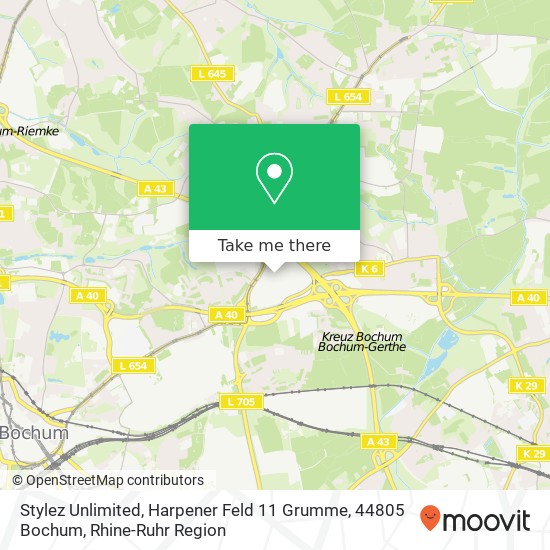 Stylez Unlimited, Harpener Feld 11 Grumme, 44805 Bochum map