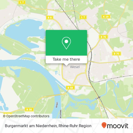 Burgermarkt am Niederrhein, Kornmarkt 15 46483 Wesel map