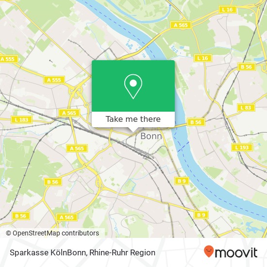 Sparkasse KölnBonn map
