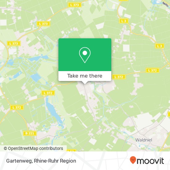 Карта Gartenweg