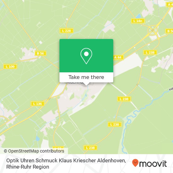 Optik Uhren Schmuck Klaus Kriescher Aldenhoven map