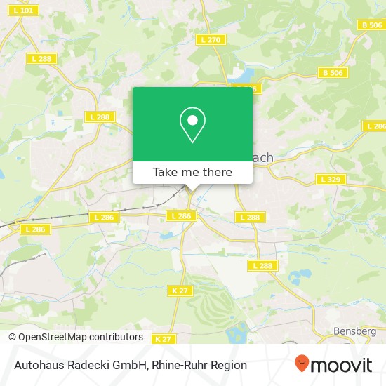 Карта Autohaus Radecki GmbH