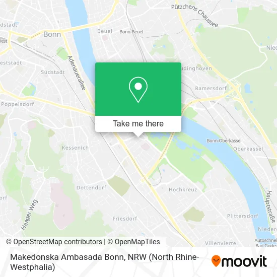 Makedonska Ambasada Bonn map
