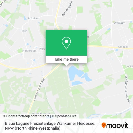 Карта Blaue Lagune Freizeitanlage Wankumer Heidesee