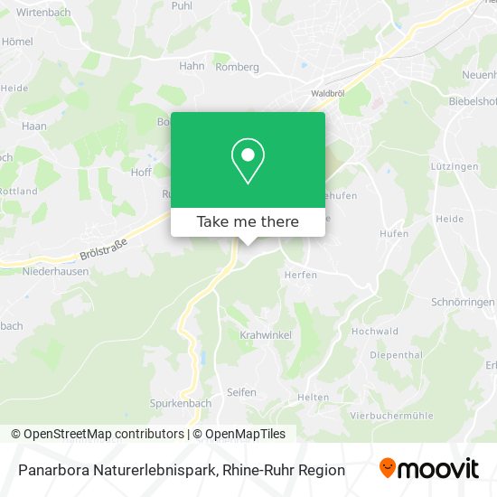 Panarbora Naturerlebnispark map
