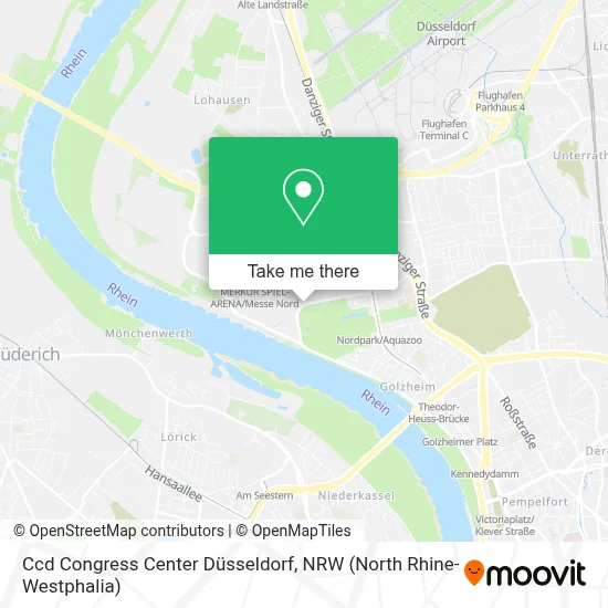 Ccd Congress Center Düsseldorf map