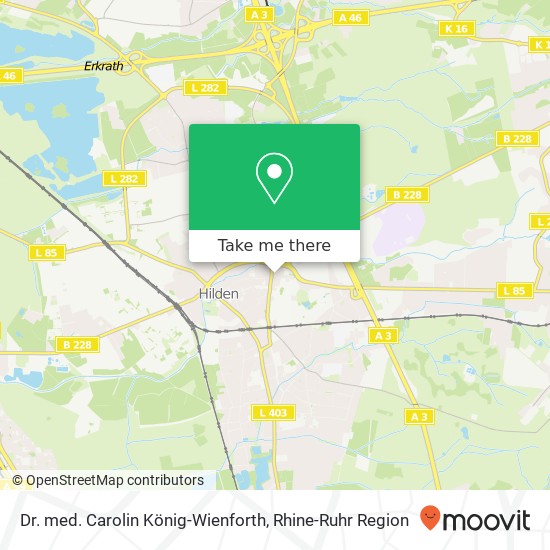 Dr. med. Carolin König-Wienforth map