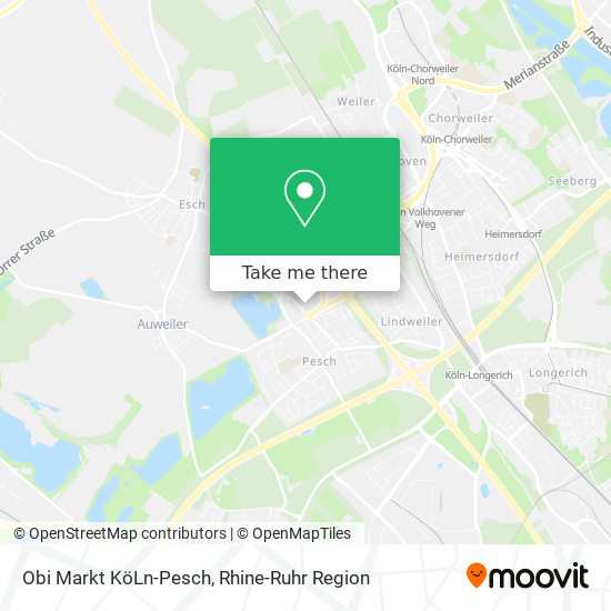 Obi Markt KöLn-Pesch map