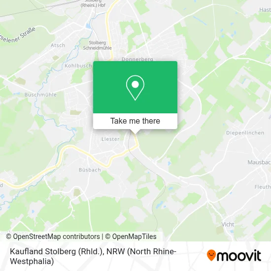 Kaufland Stolberg (Rhld.) map