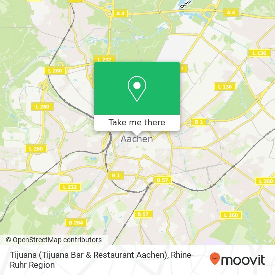 Tijuana (Tijuana Bar & Restaurant Aachen) map