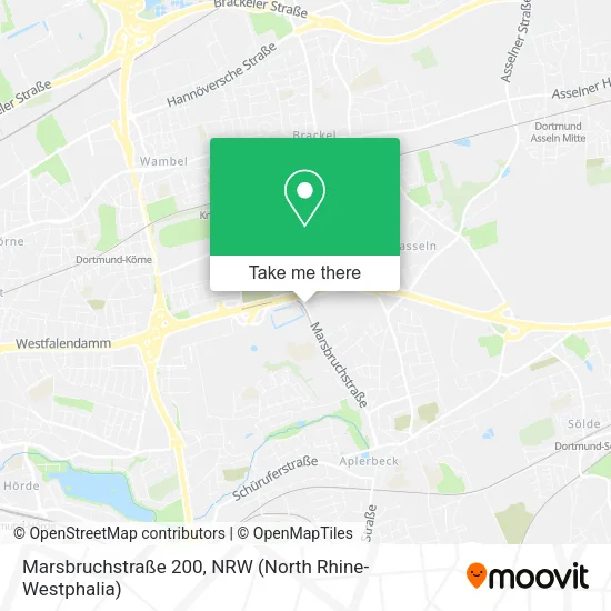 Карта Marsbruchstraße 200