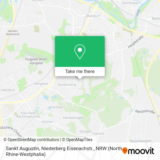 Карта Sankt Augustin, Niederberg Eisenachstr.