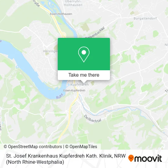 Карта St. Josef Krankenhaus Kupferdreh Kath. Klinik