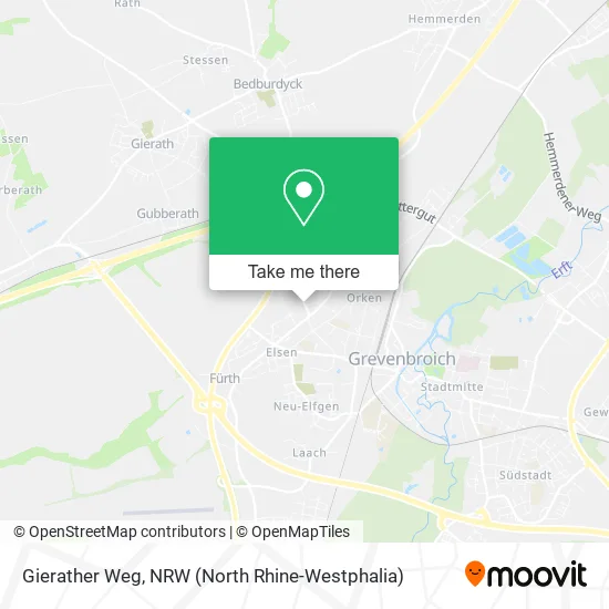 Карта Gierather Weg