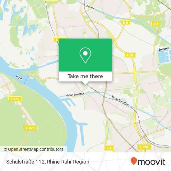 Карта Schulstraße 112