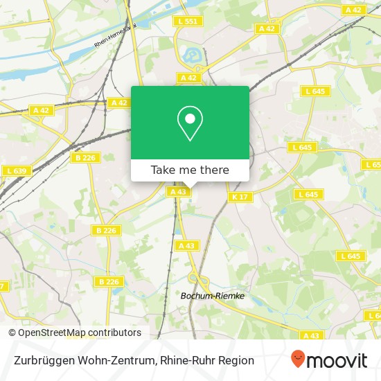 Zurbrüggen Wohn-Zentrum map