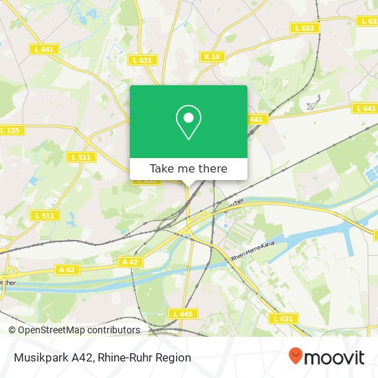 Musikpark A42 map