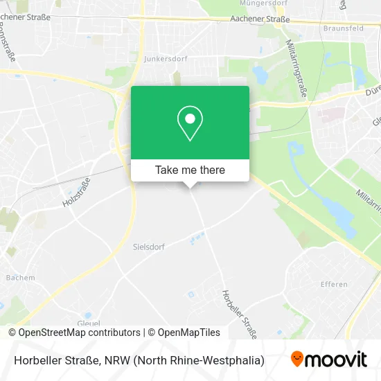 Карта Horbeller Straße