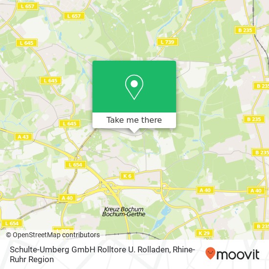 Карта Schulte-Umberg GmbH Rolltore U. Rolladen