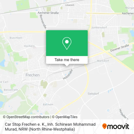 Карта Car Stop Frechen e. K., Inh. Schirwan Mohammad Murad