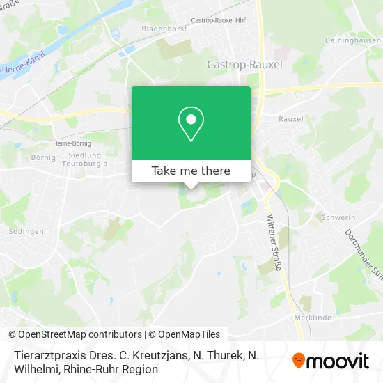 Карта Tierarztpraxis Dres. C. Kreutzjans, N. Thurek, N. Wilhelmi