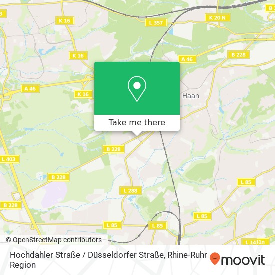 Hochdahler Straße / Düsseldorfer Straße map