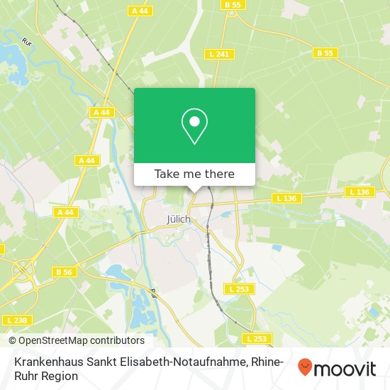 Krankenhaus Sankt Elisabeth-Notaufnahme map