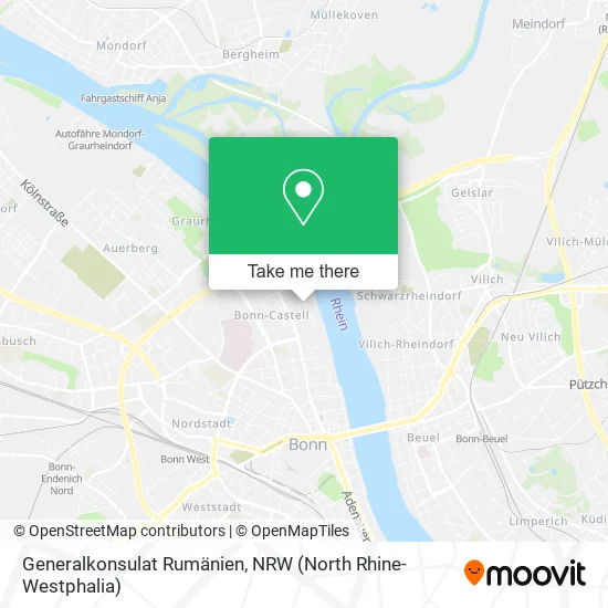 Карта Generalkonsulat Rumänien