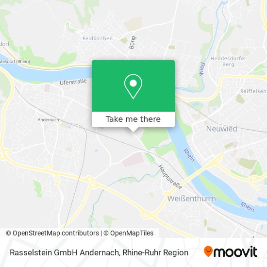 Rasselstein GmbH Andernach map
