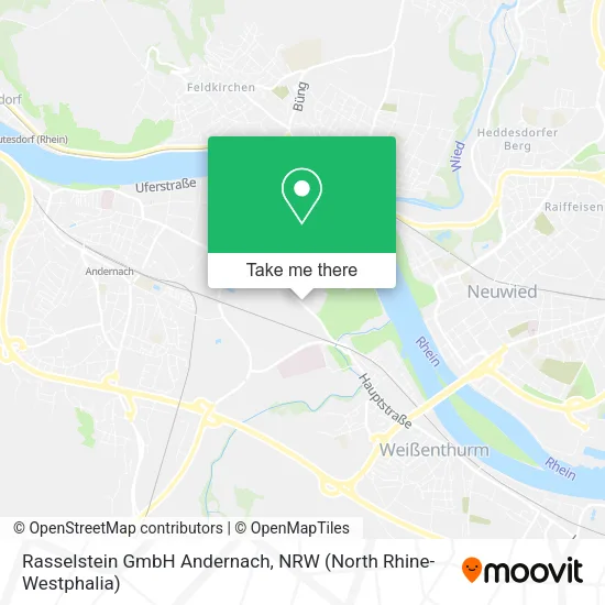 Карта Rasselstein GmbH Andernach