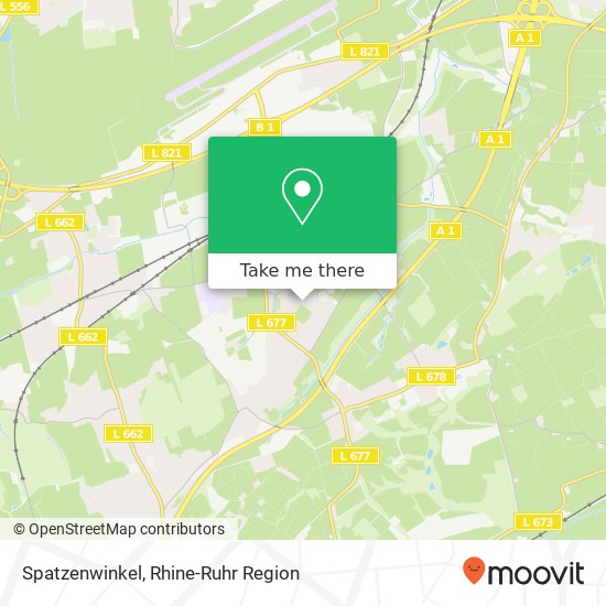 Spatzenwinkel map