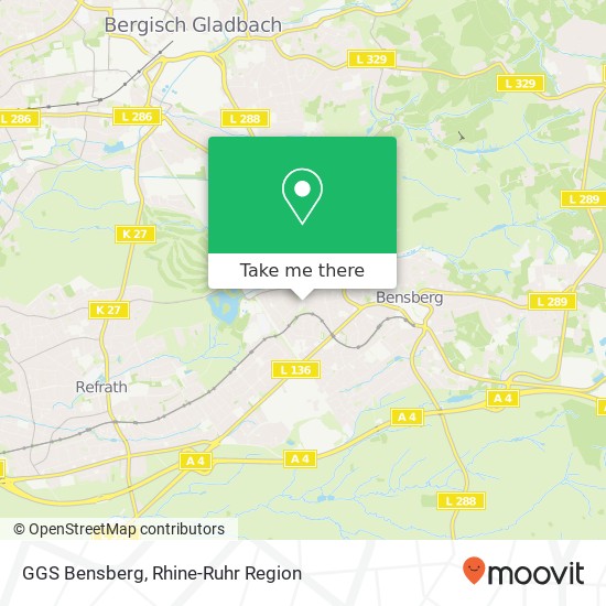 GGS Bensberg map