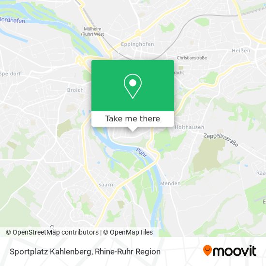 Sportplatz Kahlenberg map